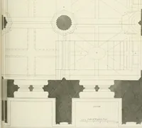 An illustration from The architectural antiquities of Great Britain : represented and illustrated in a series of views, elevations, plans, sections, and details, of various ancient English edifices : with historical and descriptive accounts of each (1807)