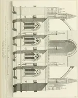 An illustration from The architectural antiquities of Great Britain : represented and illustrated in a series of views, elevations, plans, sections, and details, of various ancient English edifices : with historical and descriptive accounts of each (1807)
