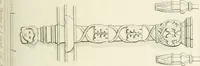 An illustration from The architectural antiquities of Great Britain : represented and illustrated in a series of views, elevations, plans, sections, and details, of various ancient English edifices : with historical and descriptive accounts of each (1807)