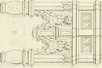An illustration from The architectural antiquities of Great Britain : represented and illustrated in a series of views, elevations, plans, sections, and details, of various ancient English edifices : with historical and descriptive accounts of each (1807)