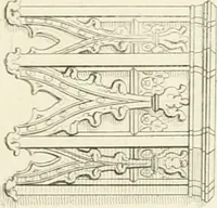 An illustration from The architectural antiquities of Great Britain : represented and illustrated in a series of views, elevations, plans, sections, and details, of various ancient English edifices : with historical and descriptive accounts of each (1807)