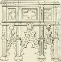 An illustration from The architectural antiquities of Great Britain : represented and illustrated in a series of views, elevations, plans, sections, and details, of various ancient English edifices : with historical and descriptive accounts of each (1807)