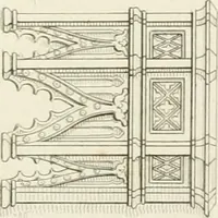 An illustration from The architectural antiquities of Great Britain : represented and illustrated in a series of views, elevations, plans, sections, and details, of various ancient English edifices : with historical and descriptive accounts of each (1807)