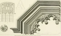 An illustration from The architectural antiquities of Great Britain : represented and illustrated in a series of views, elevations, plans, sections, and details, of various ancient English edifices : with historical and descriptive accounts of each (1807)