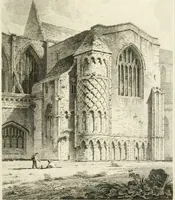 An illustration from The architectural antiquities of Great Britain : represented and illustrated in a series of views, elevations, plans, sections, and details, of various ancient English edifices : with historical and descriptive accounts of each (1807)