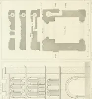 An illustration from The architectural antiquities of Great Britain : represented and illustrated in a series of views, elevations, plans, sections, and details, of various ancient English edifices : with historical and descriptive accounts of each (1807)