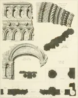 An illustration from The architectural antiquities of Great Britain : represented and illustrated in a series of views, elevations, plans, sections, and details, of various ancient English edifices : with historical and descriptive accounts of each (1807)