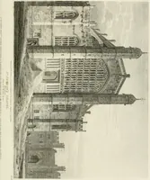An illustration from The architectural antiquities of Great Britain : represented and illustrated in a series of views, elevations, plans, sections, and details, of various ancient English edifices : with historical and descriptive accounts of each (1807)