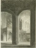 An illustration from The architectural antiquities of Great Britain : represented and illustrated in a series of views, elevations, plans, sections, and details, of various ancient English edifices : with historical and descriptive accounts of each (1807)
