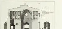 An illustration from The architectural antiquities of Great Britain, represented and illustrated in a series of views, elevations, plans, sections, and details, of various ancient English edifices : with historical and descriptive accounts of each (1807)