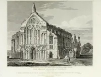 Picture 46 of 62 from The architectural antiquities of Great Britain, represented and illustrated in a series of views, elevations, plans, sections, and details, of various ancient English edifices : with historical and descriptive accounts of each (1807), leaf 196