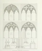 An illustration from The architectural antiquities of Great Britain, represented and illustrated in a series of views, elevations, plans, sections, and details, of various ancient English edifices : with historical and descriptive accounts of each (1807)