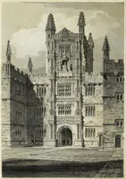 An illustration from The architectural antiquities of Great Britain, represented and illustrated in a series of views, elevations, plans, sections, and details, of various ancient English edifices : with historical and descriptive accounts of each (1807)