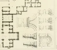 An illustration from The architectural antiquities of Great Britain : represented and illustrated in a series of views, elevations, plans, sections, and details, of various ancient English edifices : with historical and descriptive accounts of each (1807)