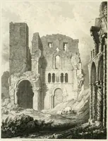 An illustration from The architectural antiquities of Great Britain : represented and illustrated in a series of views, elevations, plans, sections, and details, of various ancient English edifices : with historical and descriptive accounts of each (1807)