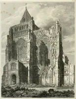 An illustration from The architectural antiquities of Great Britain : represented and illustrated in a series of views, elevations, plans, sections, and details, of various ancient English edifices : with historical and descriptive accounts of each (1807)