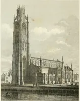 An illustration from The architectural antiquities of Great Britain : represented and illustrated in a series of views, elevations, plans, sections, and details, of various ancient English edifices : with historical and descriptive accounts of each (1807)