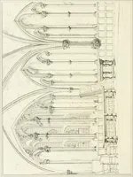 An illustration from The architectural antiquities of Great Britain : represented and illustrated in a series of views, elevations, plans, sections, and details, of various ancient English edifices : with historical and descriptive accounts of each (1807)