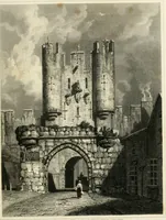 An illustration from The architectural antiquities of Great Britain : represented and illustrated in a series of views, elevations, plans, sections, and details, of various ancient English edifices : with historical and descriptive accounts of each (1807)