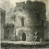 An illustration from The architectural antiquities of Great Britain : represented and illustrated in a series of views, elevations, plans, sections, and details, of various ancient English edifices : with historical and descriptive accounts of each (1807)