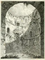An illustration from The architectural antiquities of Great Britain : represented and illustrated in a series of views, elevations, plans, sections, and details, of various ancient English edifices : with historical and descriptive accounts of each (1807)
