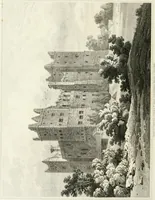 An illustration from The architectural antiquities of Great Britain : represented and illustrated in a series of views, elevations, plans, sections, and details, of various ancient English edifices : with historical and descriptive accounts of each (1807)