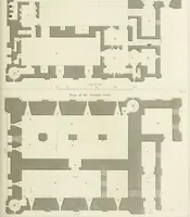 An illustration from The architectural antiquities of Great Britain : represented and illustrated in a series of views, elevations, plans, sections, and details, of various ancient English edifices : with historical and descriptive accounts of each (1807)