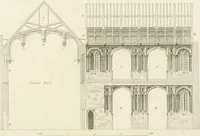 An illustration from The architectural antiquities of Great Britain : represented and illustrated in a series of views, elevations, plans, sections, and details, of various ancient English edifices : with historical and descriptive accounts of each (1807)