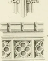 An illustration from The architectural antiquities of Great Britain : represented and illustrated in a series of views, elevations, plans, sections, and details, of various ancient English edifices : with historical and descriptive accounts of each (1807)