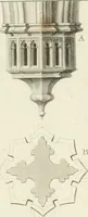 An illustration from The architectural antiquities of Great Britain : represented and illustrated in a series of views, elevations, plans, sections, and details, of various ancient English edifices : with historical and descriptive accounts of each (1807)