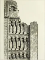An illustration from The architectural antiquities of Great Britain, represented and illustrated in a series of views, elevations, plans, sections, and details, of various ancient English edifices : with historical and descriptive accounts of each (1807)