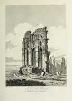 An illustration from The architectural antiquities of Great Britain, represented and illustrated in a series of views, elevations, plans, sections, and details, of various ancient English edifices : with historical and descriptive accounts of each (1807)