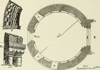 An illustration from The architectural antiquities of Great Britain, represented and illustrated in a series of views, elevations, plans, sections, and details, of various ancient English edifices : with historical and descriptive accounts of each (1807)
