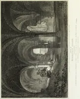 An illustration from The architectural antiquities of Great Britain, represented and illustrated in a series of views, elevations, plans, sections, and details, of various ancient English edifices : with historical and descriptive accounts of each (1807)