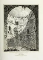 An illustration from The architectural antiquities of Great Britain, represented and illustrated in a series of views, elevations, plans, sections, and details, of various ancient English edifices : with historical and descriptive accounts of each (1807)