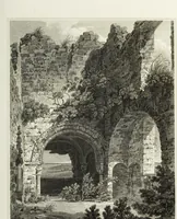 An illustration from The architectural antiquities of Great Britain, represented and illustrated in a series of views, elevations, plans, sections, and details, of various ancient English edifices : with historical and descriptive accounts of each (1807)