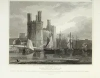 An illustration from The architectural antiquities of Great Britain, represented and illustrated in a series of views, elevations, plans, sections, and details, of various ancient English edifices : with historical and descriptive accounts of each (1807)