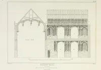 An illustration from The architectural antiquities of Great Britain, represented and illustrated in a series of views, elevations, plans, sections, and details, of various ancient English edifices : with historical and descriptive accounts of each (1807)