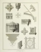 An illustration from The architectural antiquities of Great Britain, represented and illustrated in a series of views, elevations, plans, sections, and details, of various ancient English edifices : with historical and descriptive accounts of each (1807)