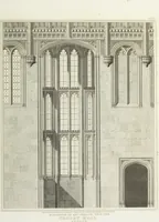 An illustration from The architectural antiquities of Great Britain, represented and illustrated in a series of views, elevations, plans, sections, and details, of various ancient English edifices : with historical and descriptive accounts of each (1807)