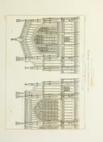 An illustration from The architectural antiquities of Great Britain, represented and illustrated in a series of views, elevations, plans, sections, and details, of various ancient English edifices : with historical and descriptive accounts of each (1807)