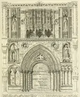 An illustration from The architectural antiquities of Great Britain : represented and illustrated in a series of views, elevations, plans, sections, and details, of various ancient English edifices : with historical and descriptive accounts of each (1807)