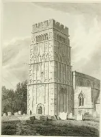 An illustration from The architectural antiquities of Great Britain : represented and illustrated in a series of views, elevations, plans, sections, and details, of various ancient English edifices : with historical and descriptive accounts of each (1807)