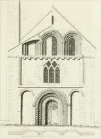 An illustration from The architectural antiquities of Great Britain : represented and illustrated in a series of views, elevations, plans, sections, and details, of various ancient English edifices : with historical and descriptive accounts of each (1807)
