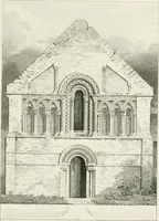 An illustration from The architectural antiquities of Great Britain : represented and illustrated in a series of views, elevations, plans, sections, and details, of various ancient English edifices : with historical and descriptive accounts of each (1807)