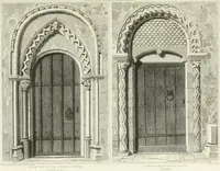 An illustration from The architectural antiquities of Great Britain : represented and illustrated in a series of views, elevations, plans, sections, and details, of various ancient English edifices : with historical and descriptive accounts of each (1807)