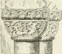An illustration from The architectural antiquities of Great Britain : represented and illustrated in a series of views, elevations, plans, sections, and details, of various ancient English edifices : with historical and descriptive accounts of each (1807)