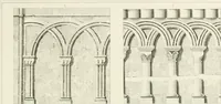 An illustration from The architectural antiquities of Great Britain : represented and illustrated in a series of views, elevations, plans, sections, and details, of various ancient English edifices : with historical and descriptive accounts of each (1807)