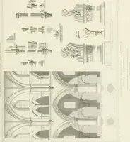 An illustration from The architectural antiquities of Great Britain : represented and illustrated in a series of views, elevations, plans, sections, and details, of various ancient English edifices : with historical and descriptive accounts of each (1807)