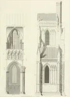 An illustration from The architectural antiquities of Great Britain : represented and illustrated in a series of views, elevations, plans, sections, and details, of various ancient English edifices : with historical and descriptive accounts of each (1807)